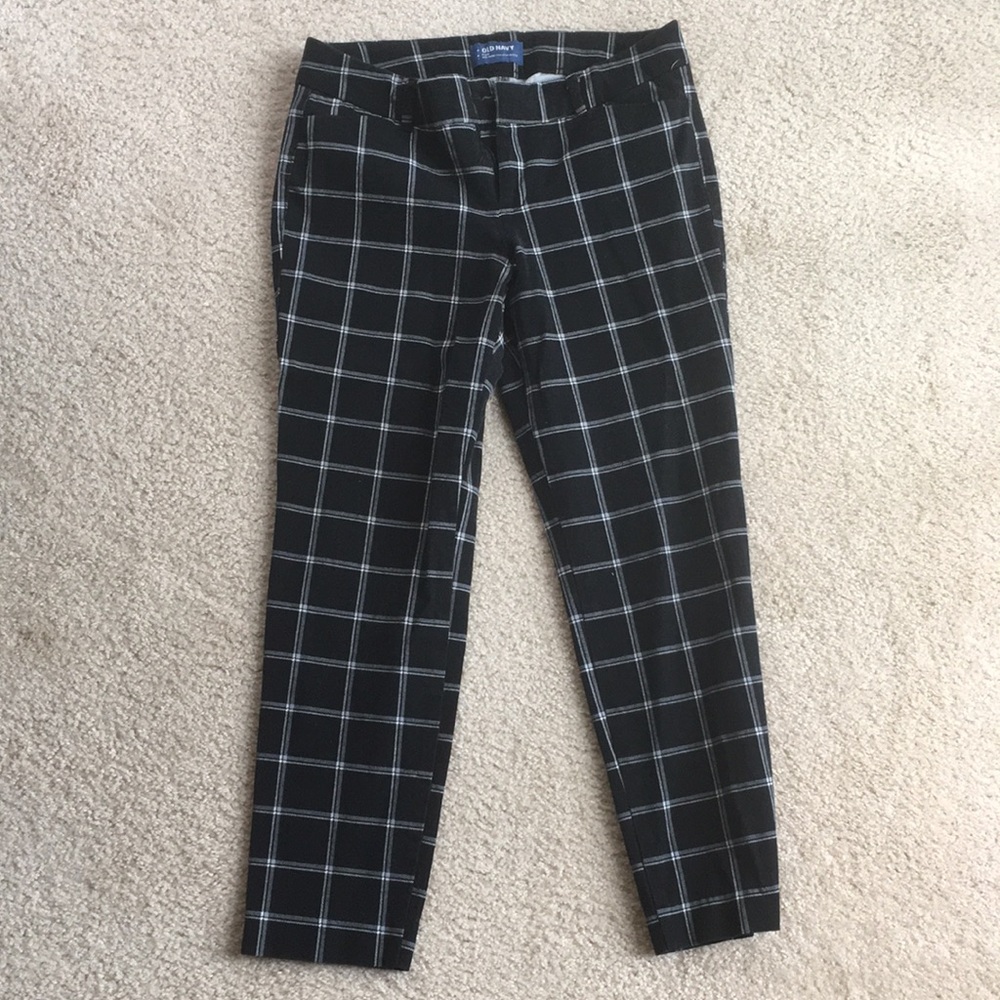 Patterned dress pants from Old Navy